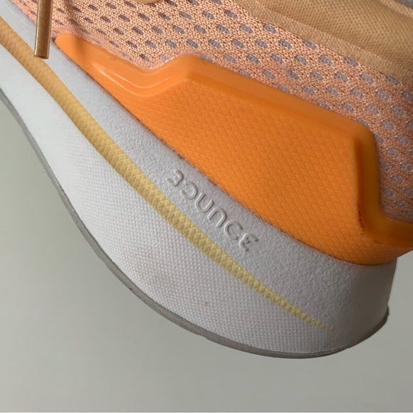 Adidas EQ21 Run Orange Round Toe Low Top Lace Up Running Shoes Size 6 - Picture 6 of 8